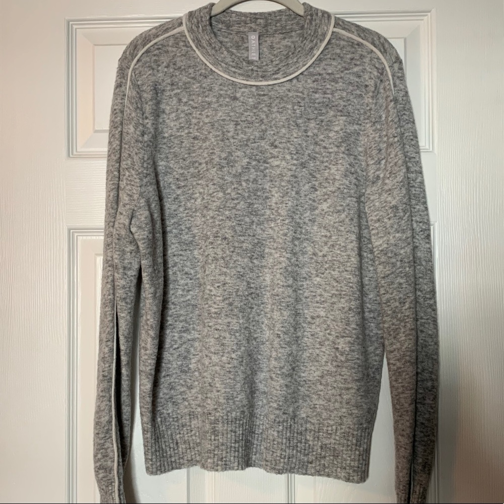 Athleta Gray Wool Sweater